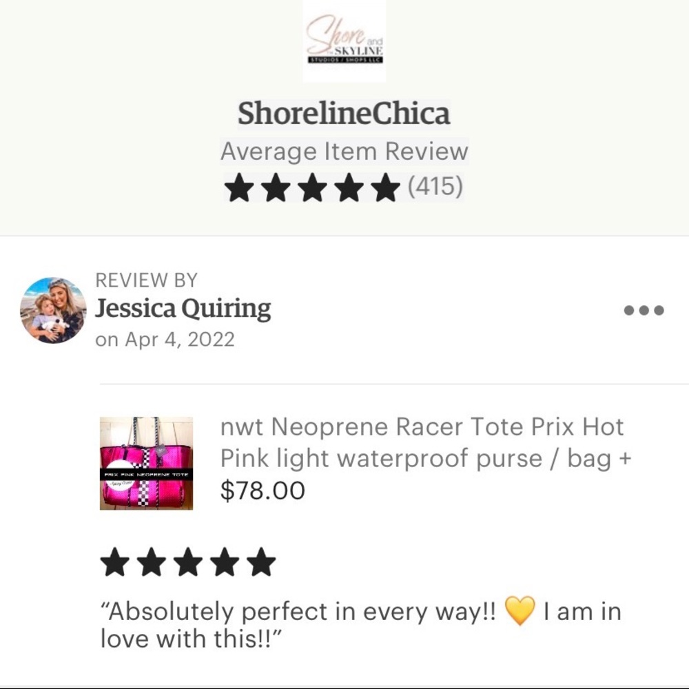 Neoprene Racer Tote Bag Prix Hot Pink or Titanium Disco racing checks waterproof - Picture 4 of 16